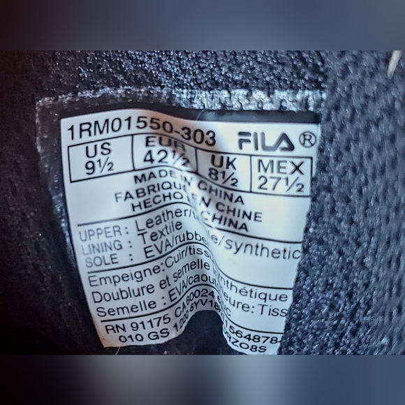 Fila Expeditioner Green Lake Pink Men's Sz 9 Athletic Hiking Shoes 1RM01550-303 - Picture 10 of 10